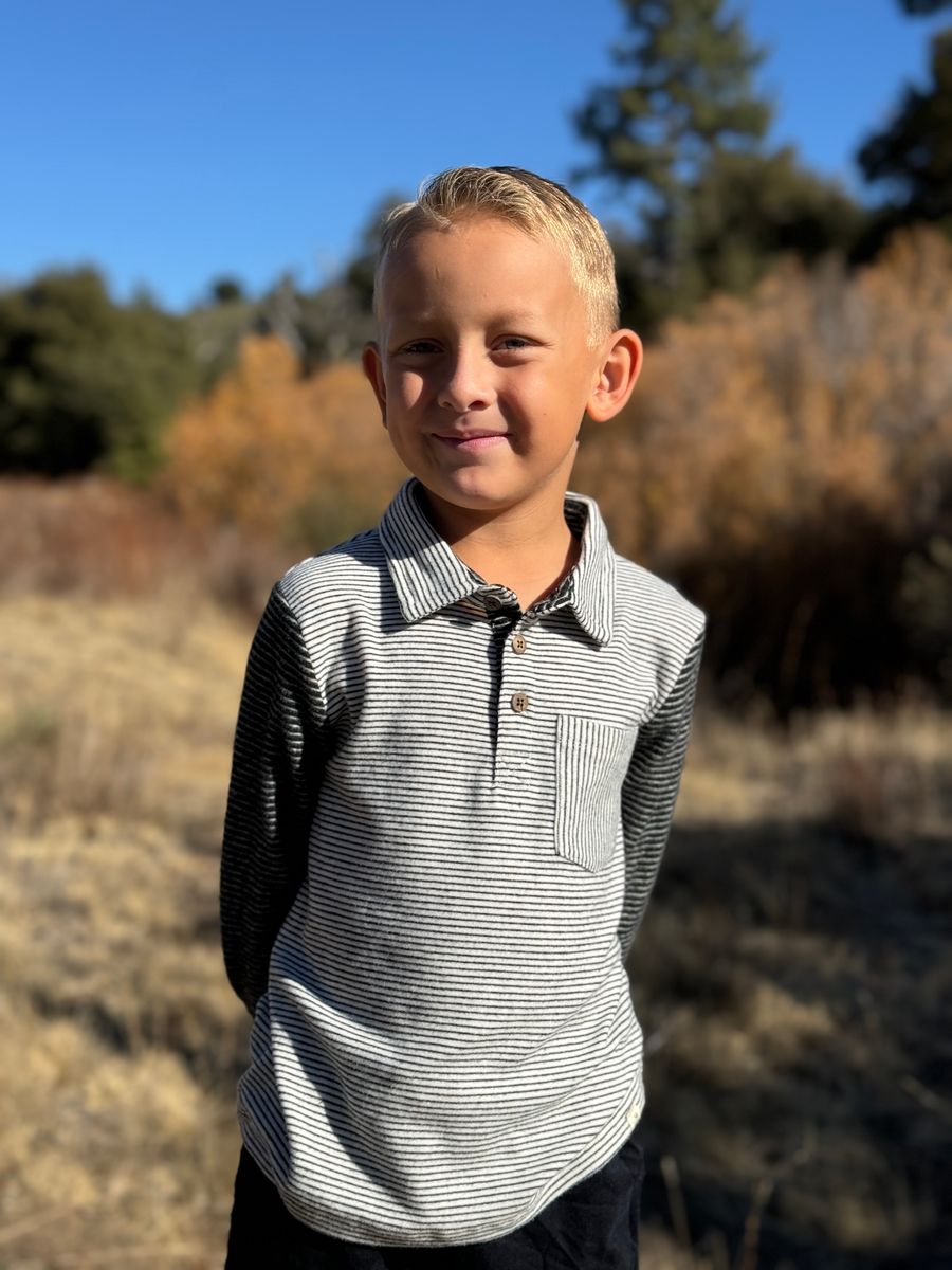 Troy Polo | White & Black | Me & Henry