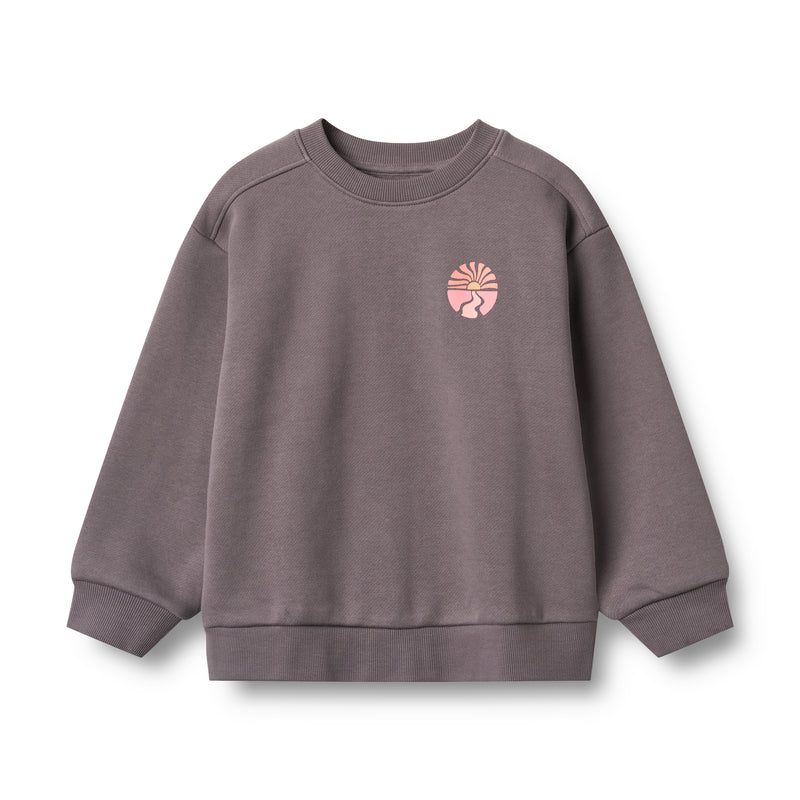 Sweatshirt Ellis | Purple Stone | Wheat Kids