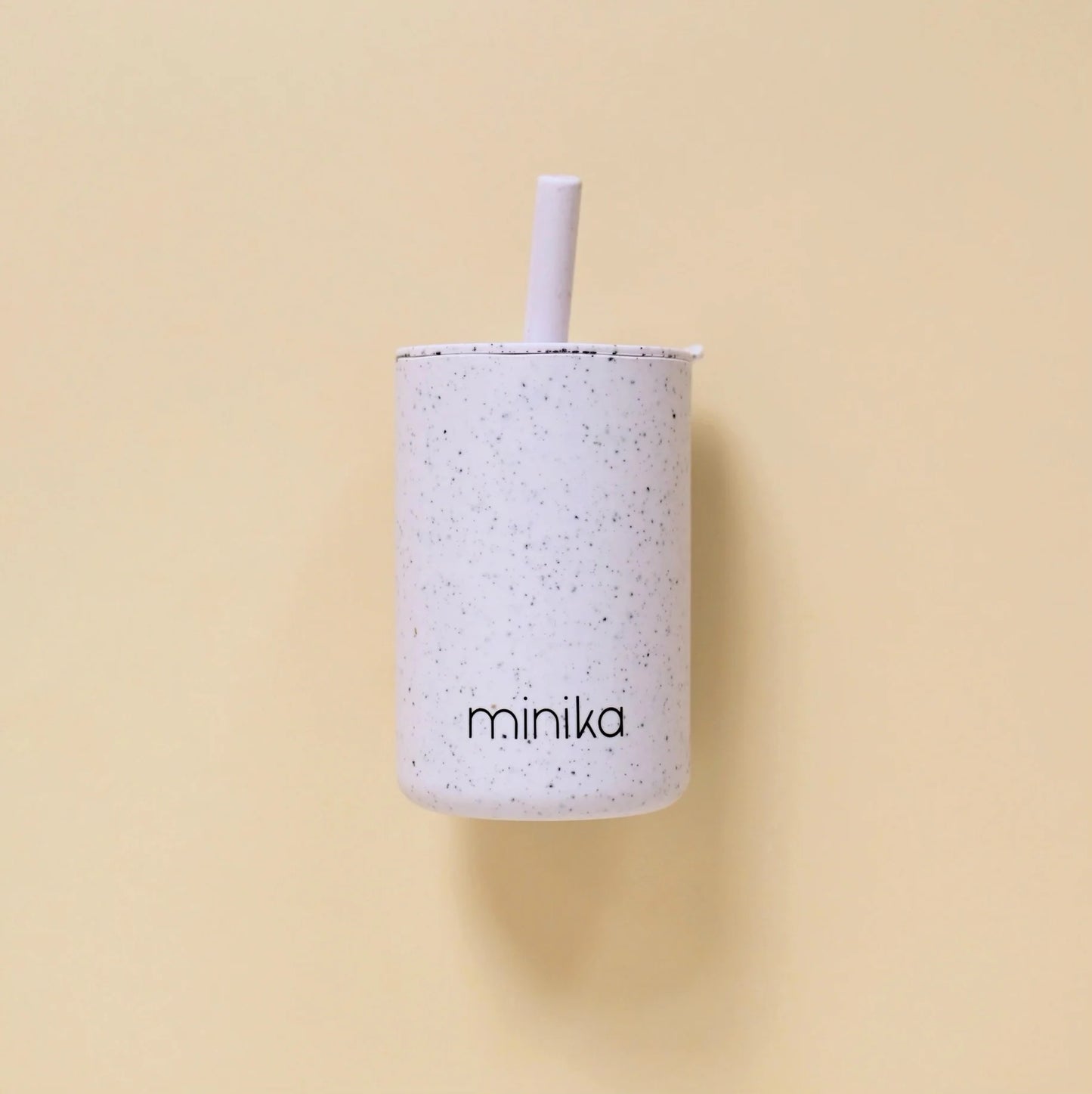 Silicone Straw Cup With Lid