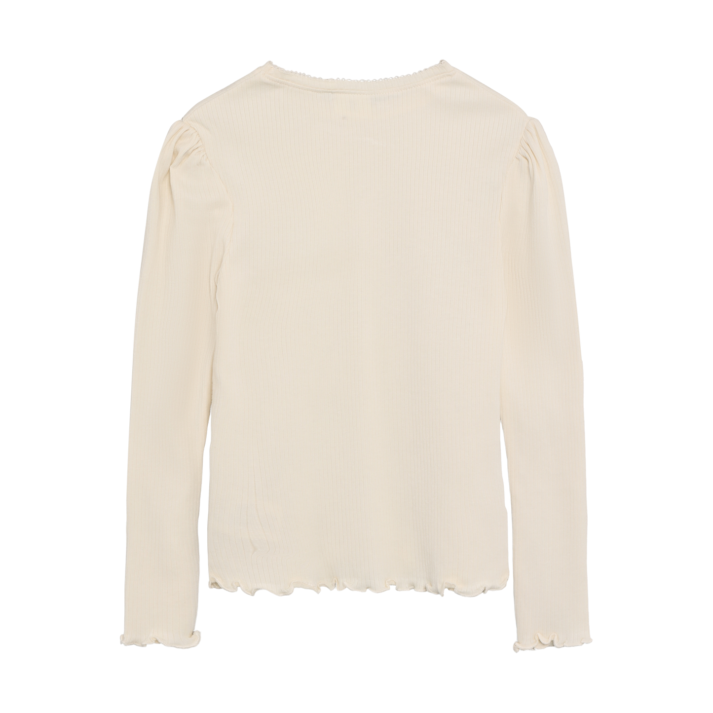 Long Sleeve Ribbed TShirt | Seedpearl | Minymo