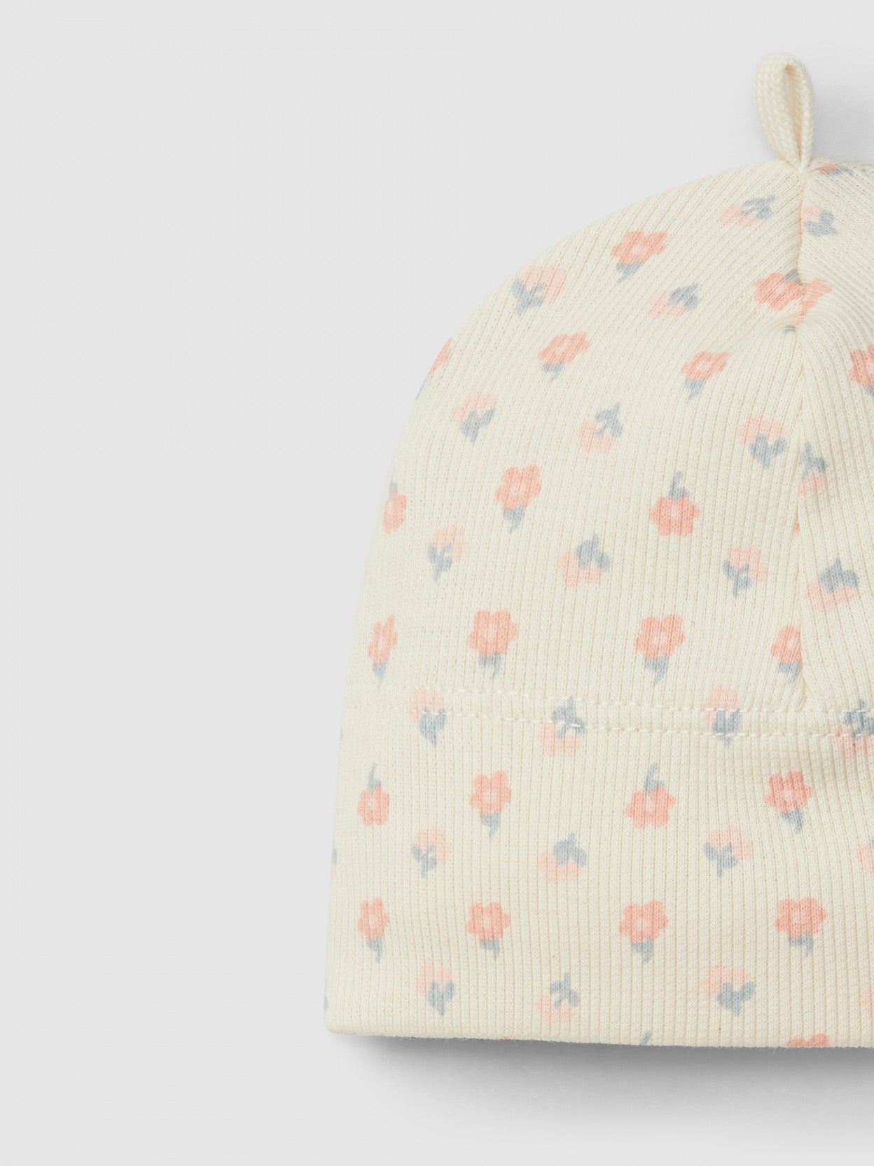 Ribbed jersey three-piece set floral print | Pink | Snug