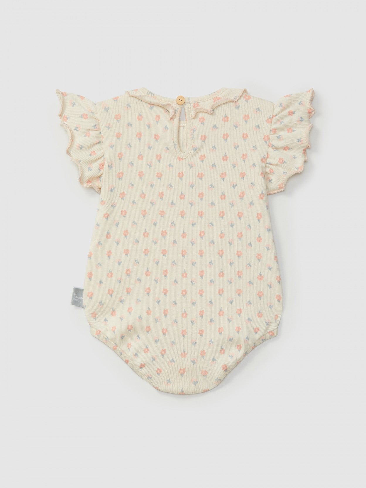 Ribbed jersey shortie floral print | Pink | Snug