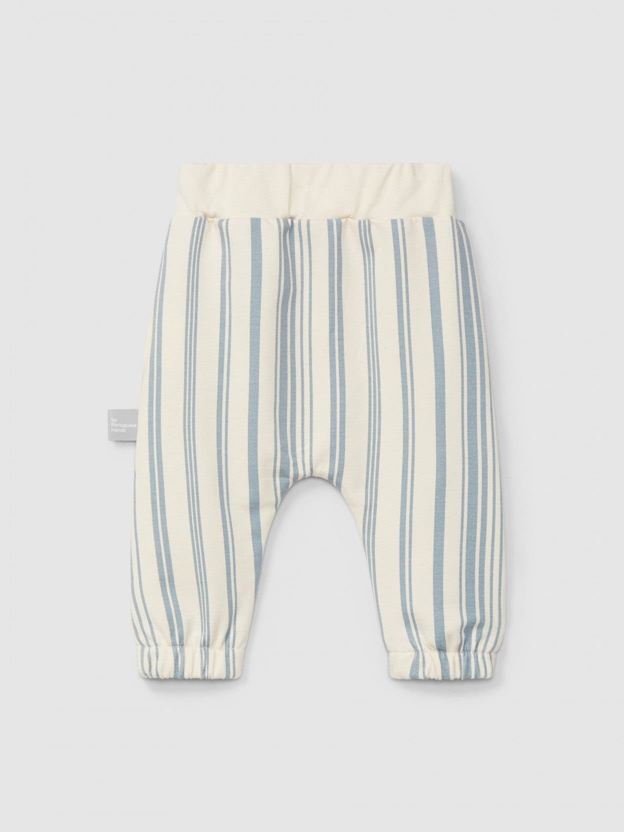 Printed plush pull-up pants | Mint Stripe | Snug