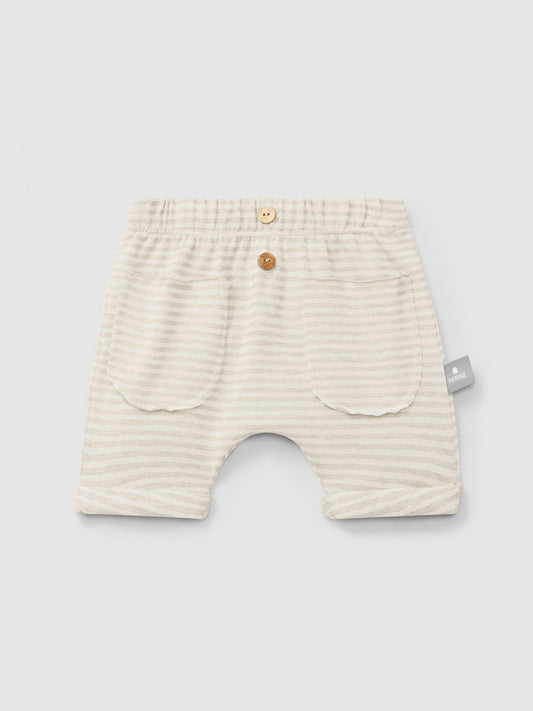 Cotton striped shorts | Natural | Snug