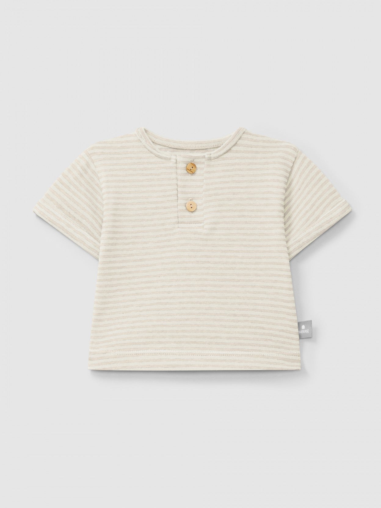Cotton striped T-shirt | Natural | Snug