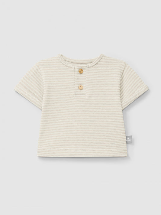 Cotton striped T-shirt | Natural | Snug