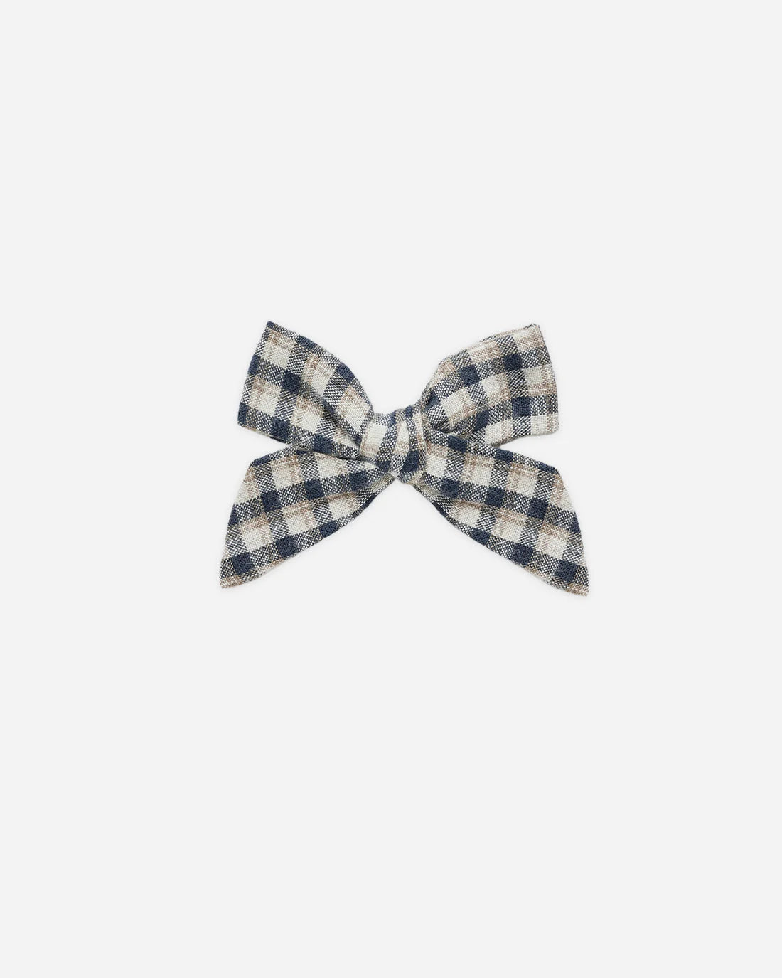 Bow Clip | Navy Check | Rylee & Cru