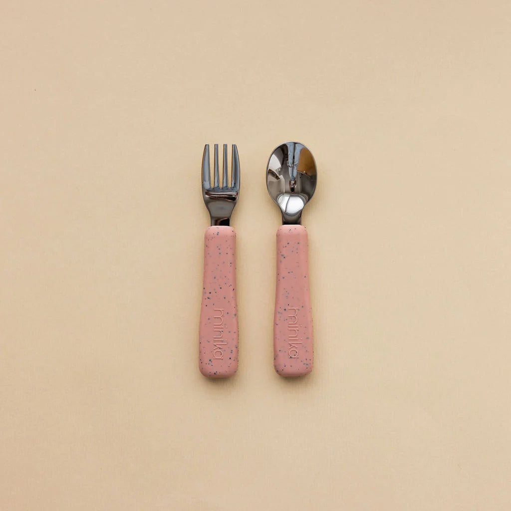 Metal Fork and Spoon Set