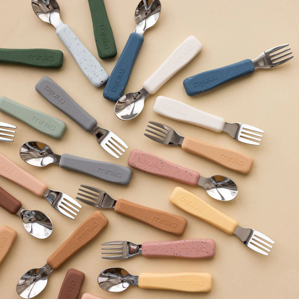 Metal Fork and Spoon Set