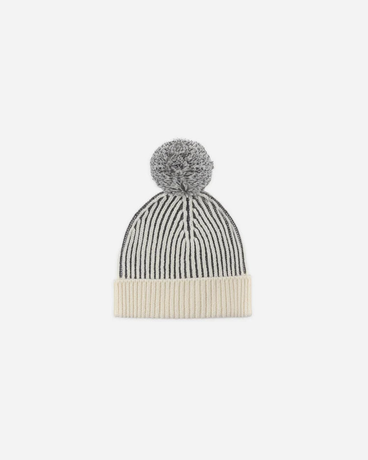 Beanie | Midnight Stripe | Quincy Mae