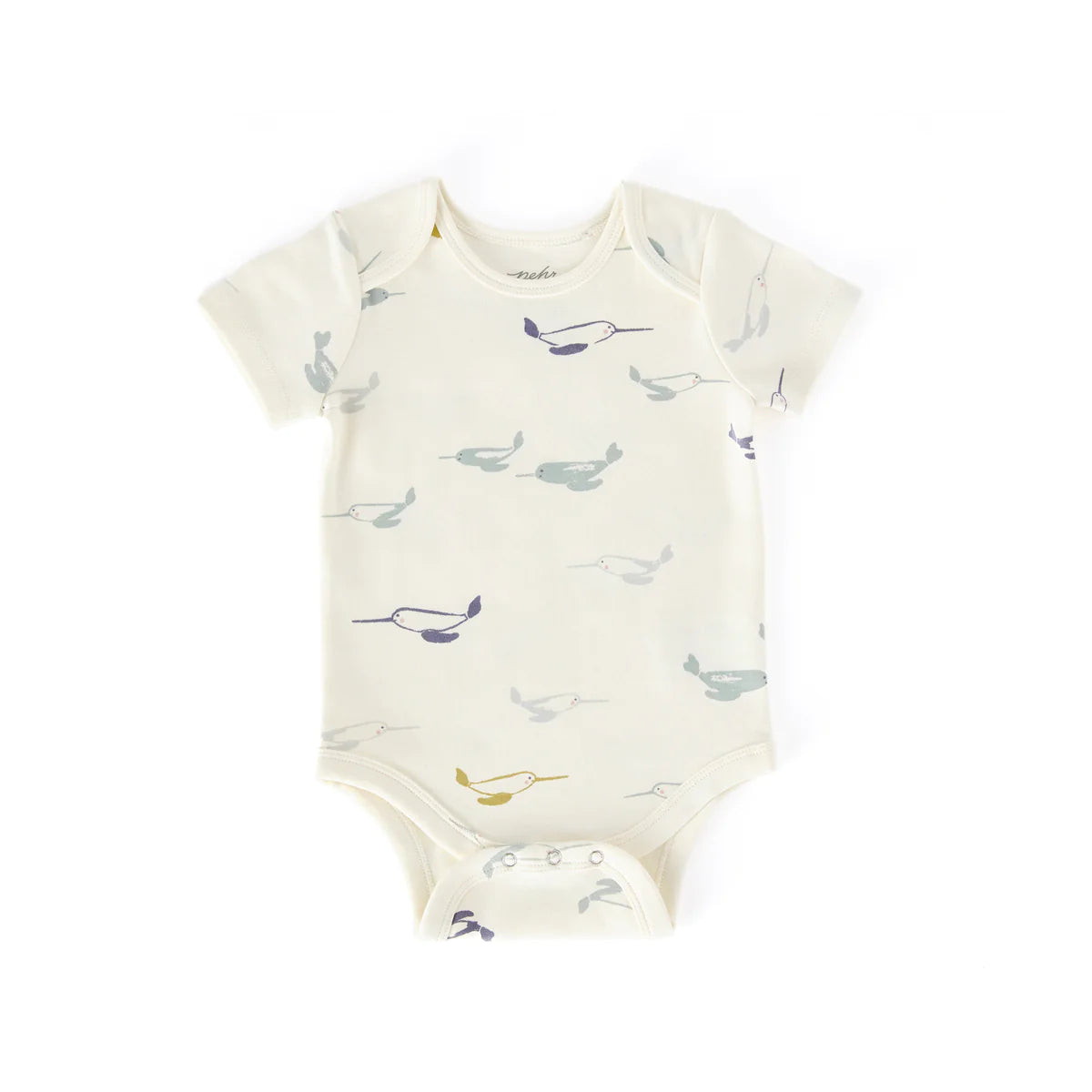 Classic One-Piece | Pehr | Wildlings Narwhal