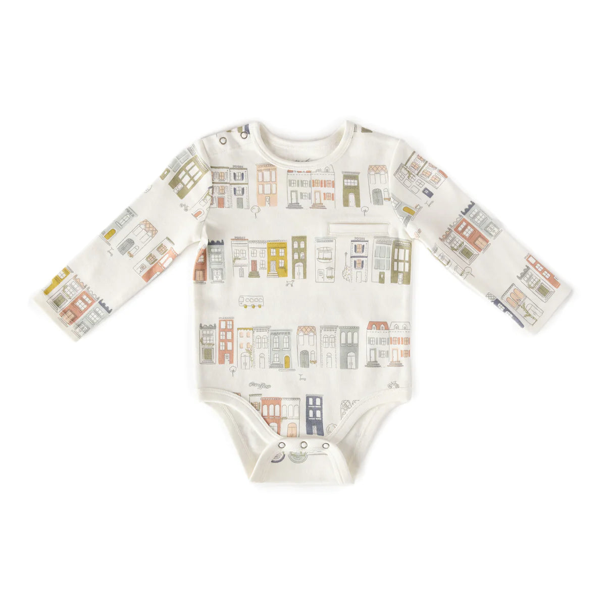 Shoulder Snap Pocket One-Piece | Pehr | My Neighborhood
