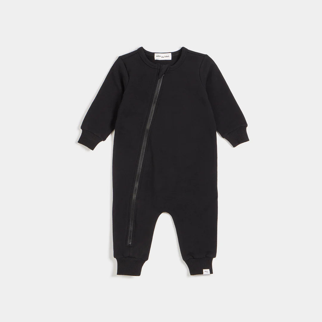 Miles Basics Pure Black Playsuit