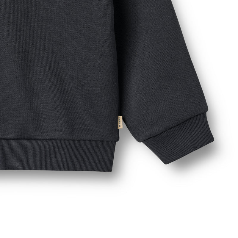 Sweatshirt Badge Sander | Navy | Wheat Kids