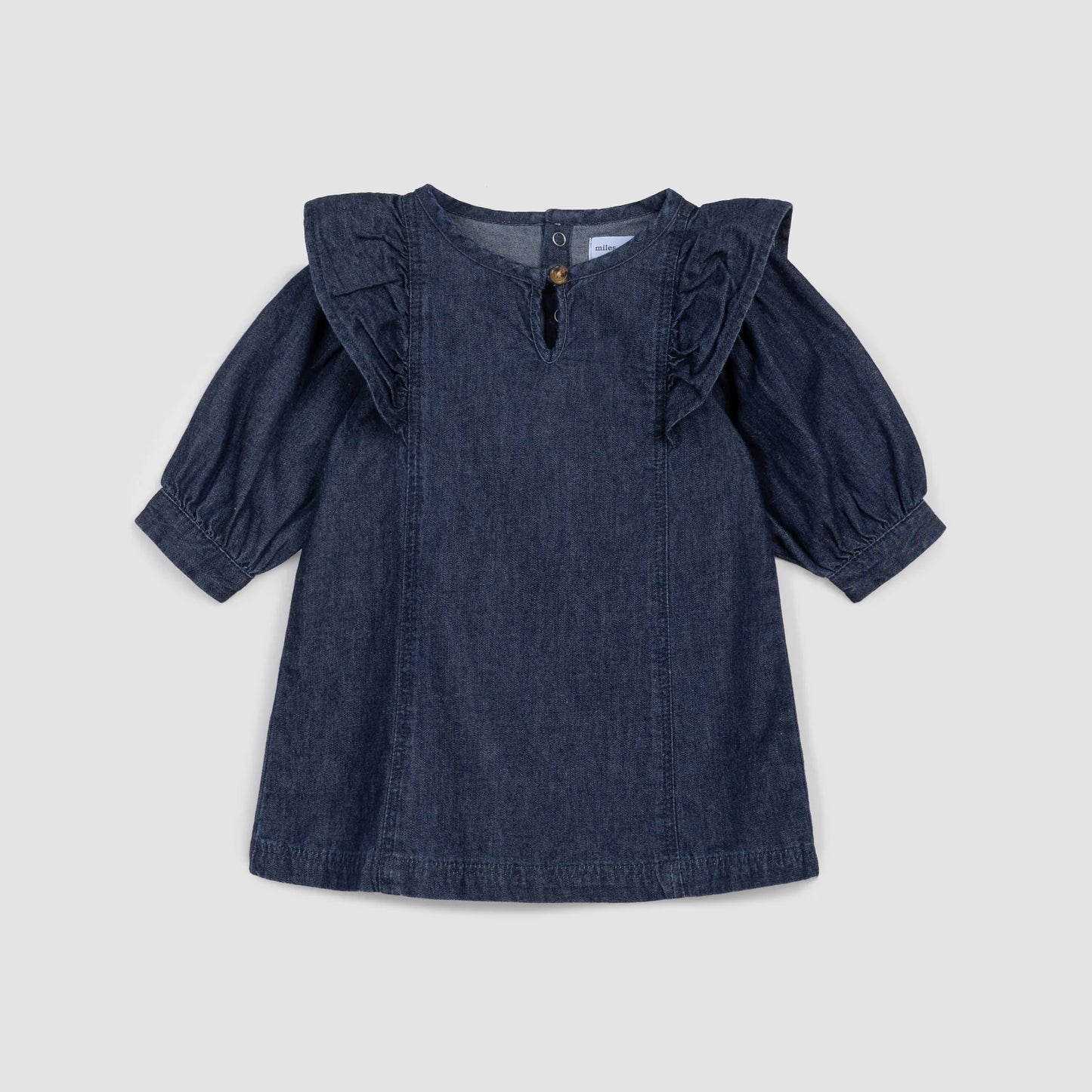 Indigo Chambray Dress | Miles The Label
