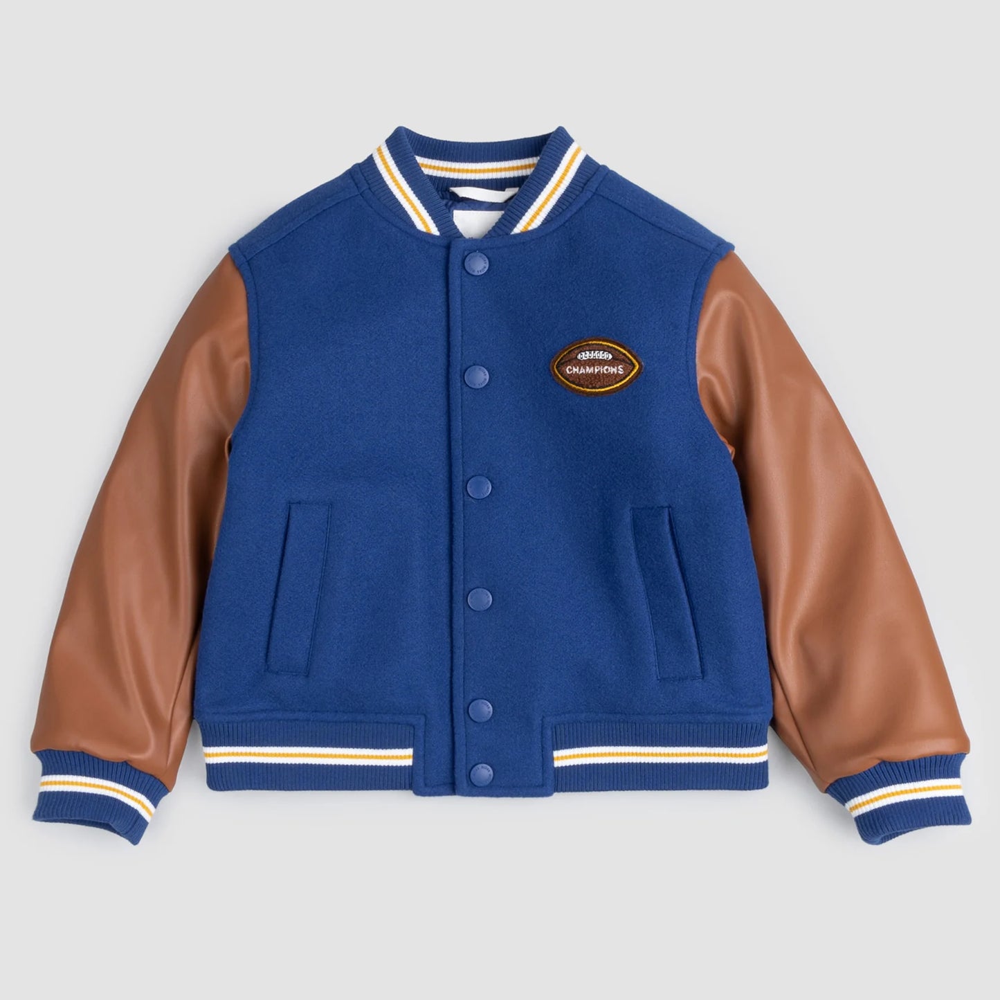 Royal Blue Varsity Jacket | Miles The Label