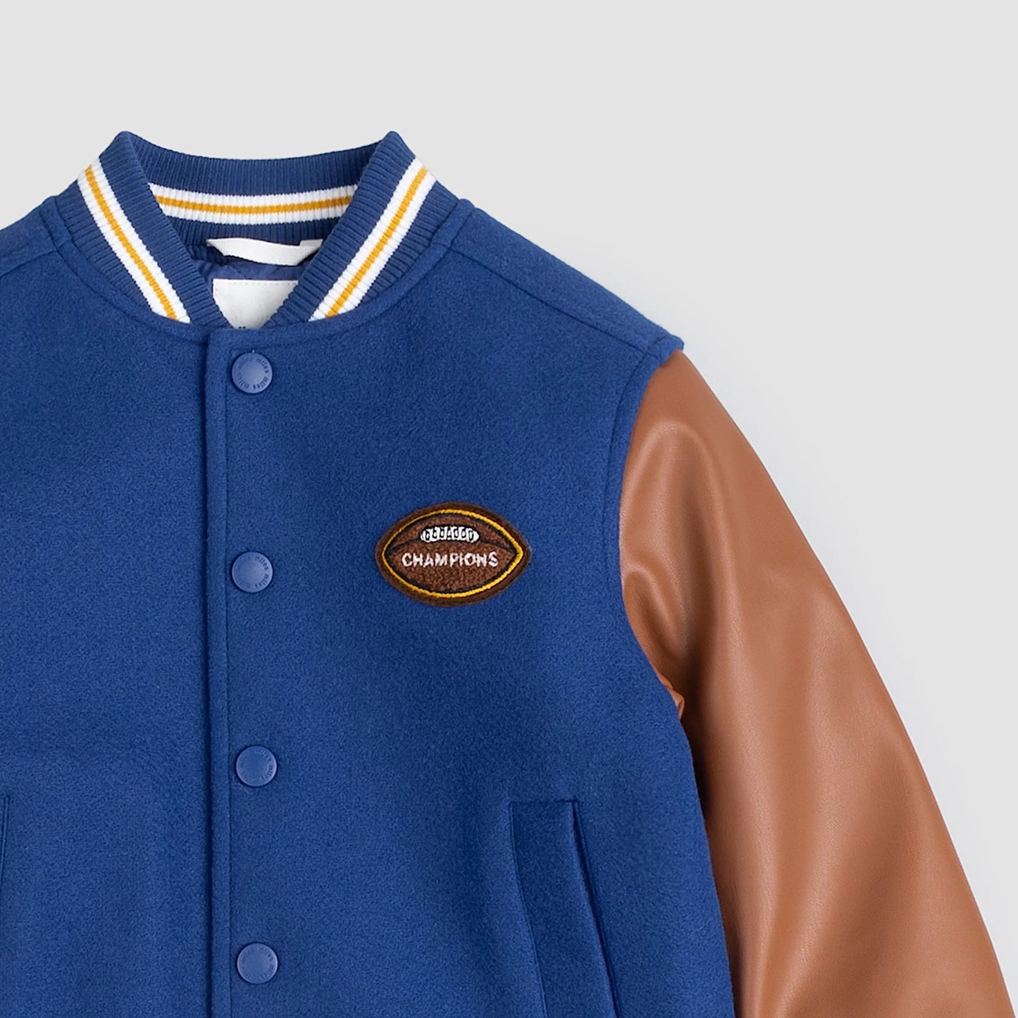 Royal Blue Varsity Jacket | Miles The Label