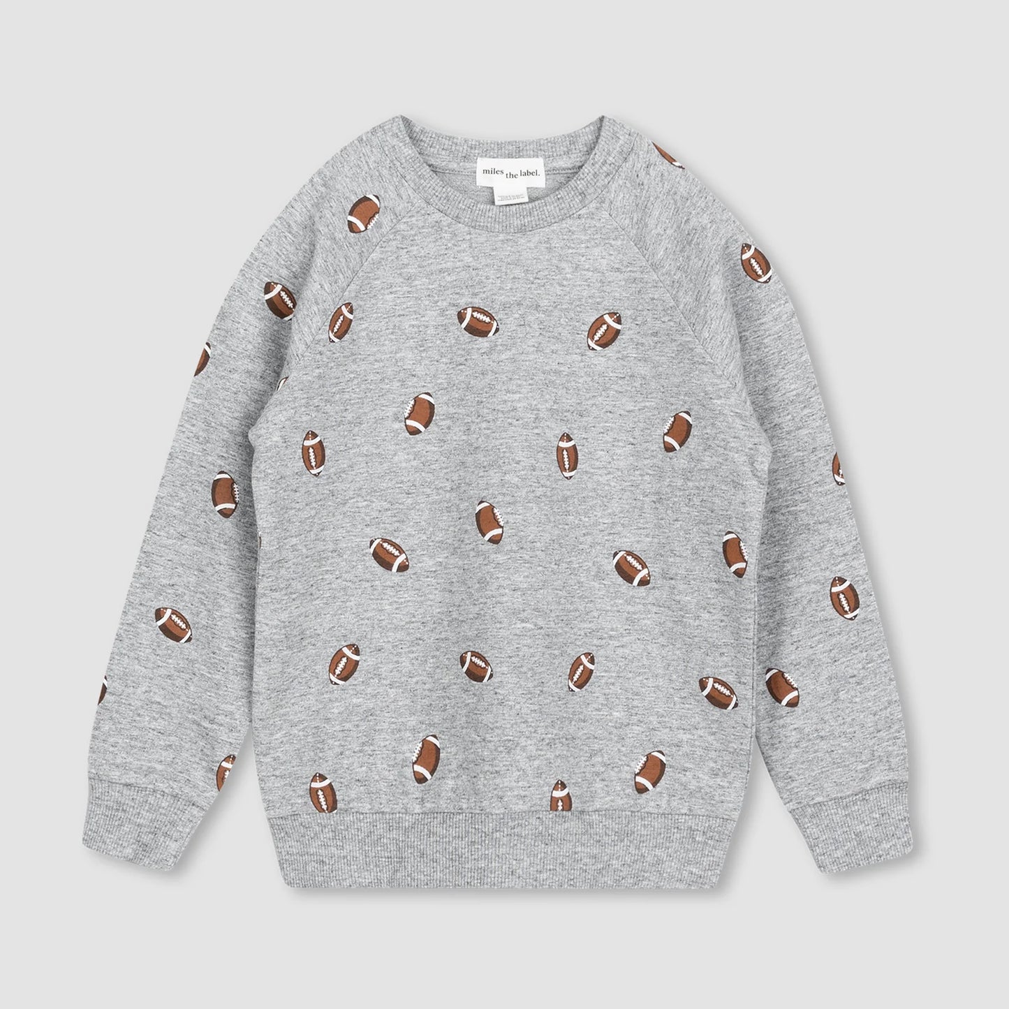 Football Print Sweatshirt | Miles The Label