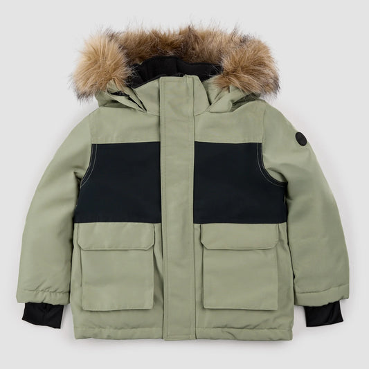 Hooded Parka | Dusty Green | Miles the Label