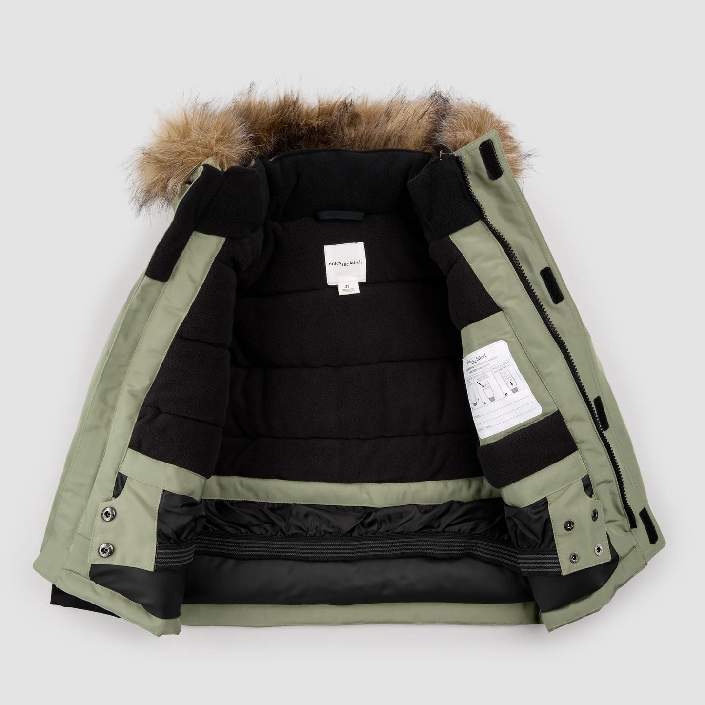 Hooded Parka | Dusty Green | Miles the Label