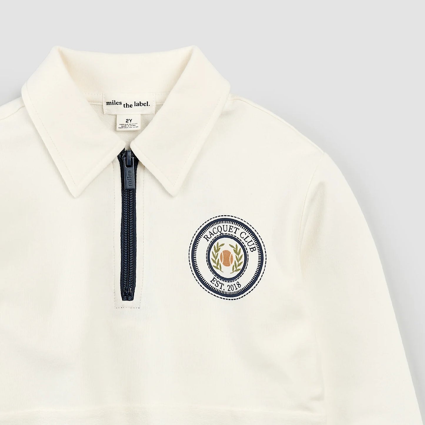 Racquet Club Half Zip Polo Sweater | Miles The Label