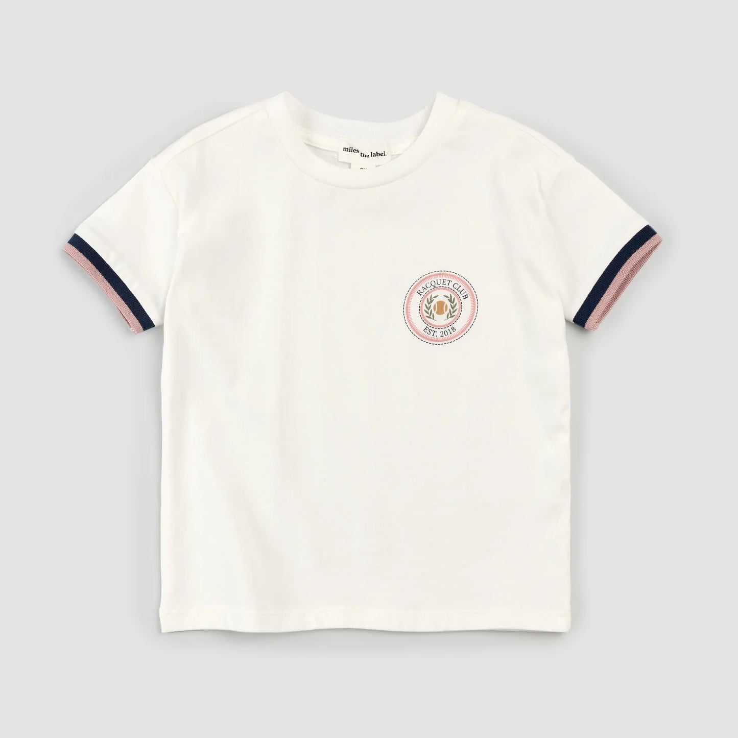 Racquet Club Ringer Girl's T-Shirt | Miles The Label