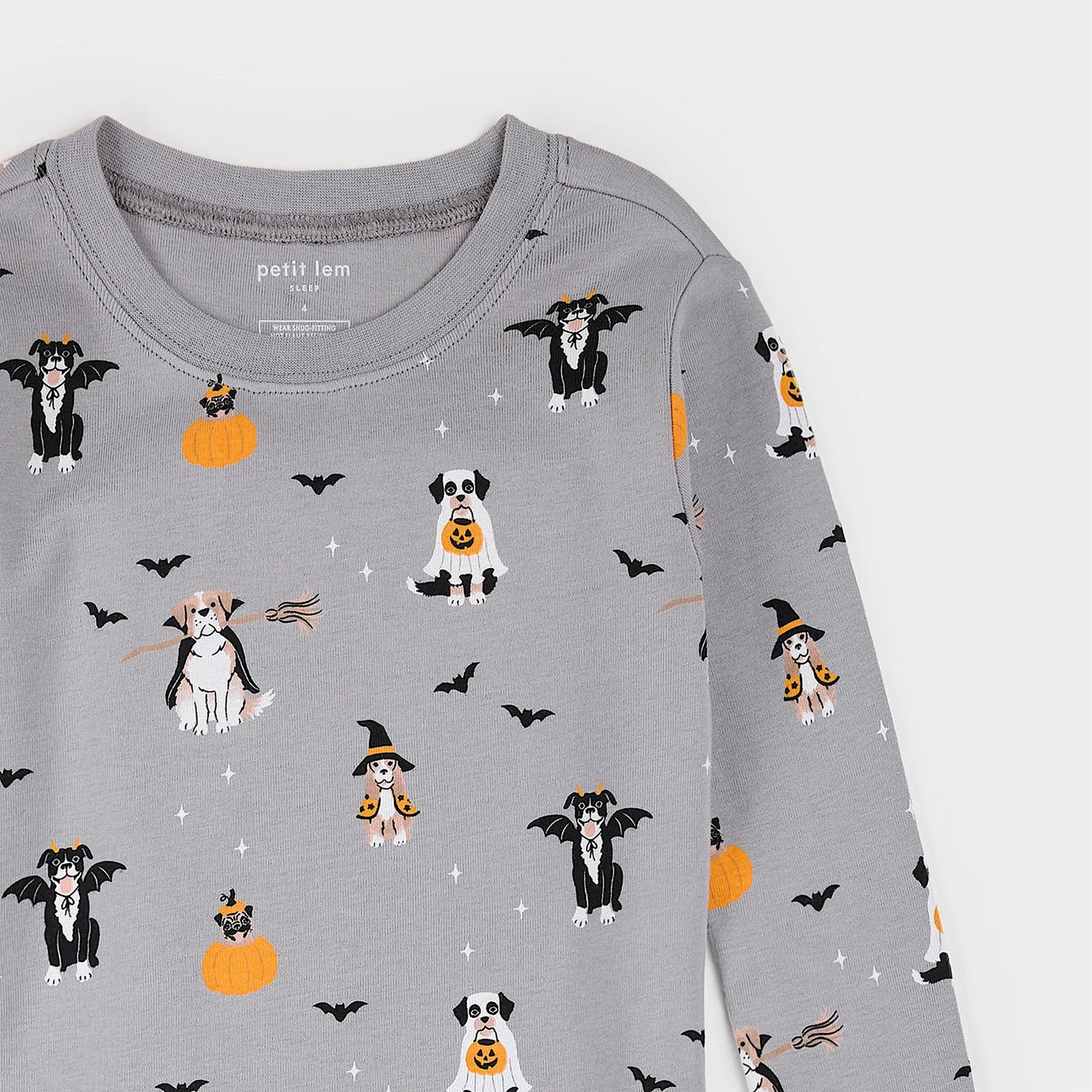 PJ Set | Halloween Dogs | Petit Lem