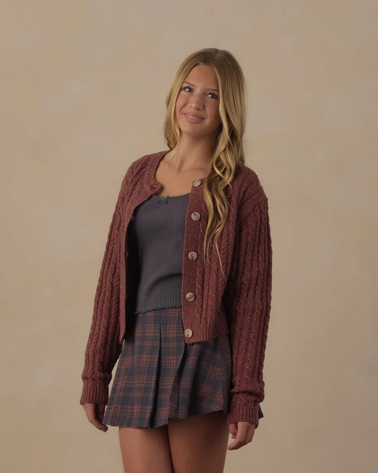 Teen Pleated Skirt | Midnight Plaid | Rylee & Cru