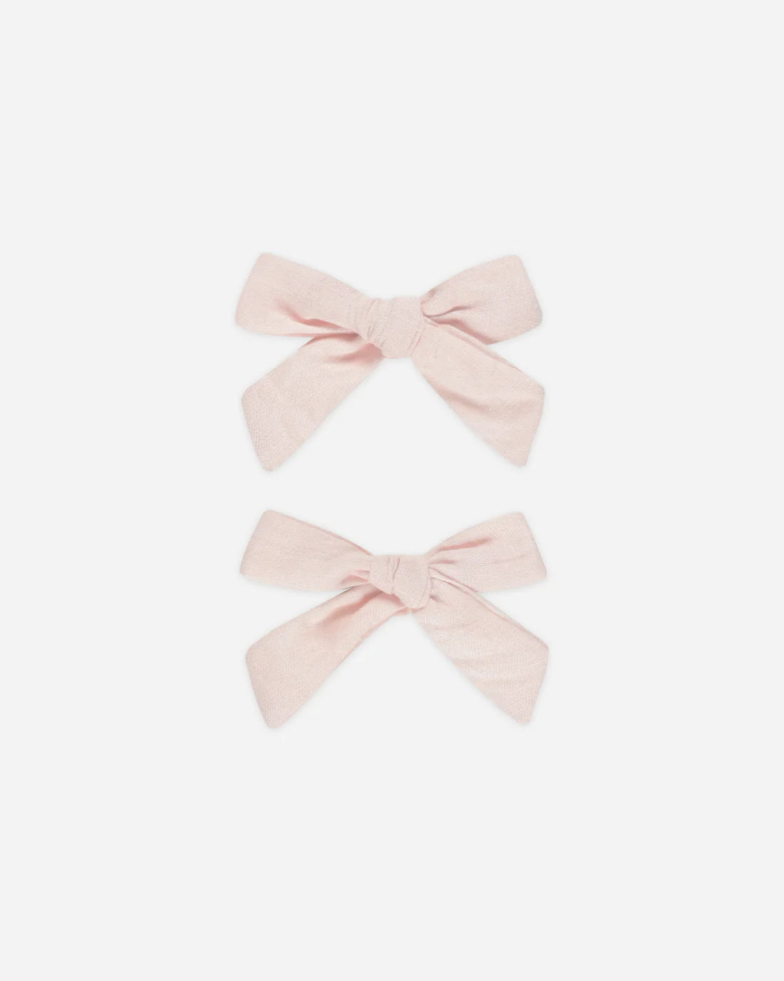 Bow Clips, Set of 2 | Blush | Rylee & Cru