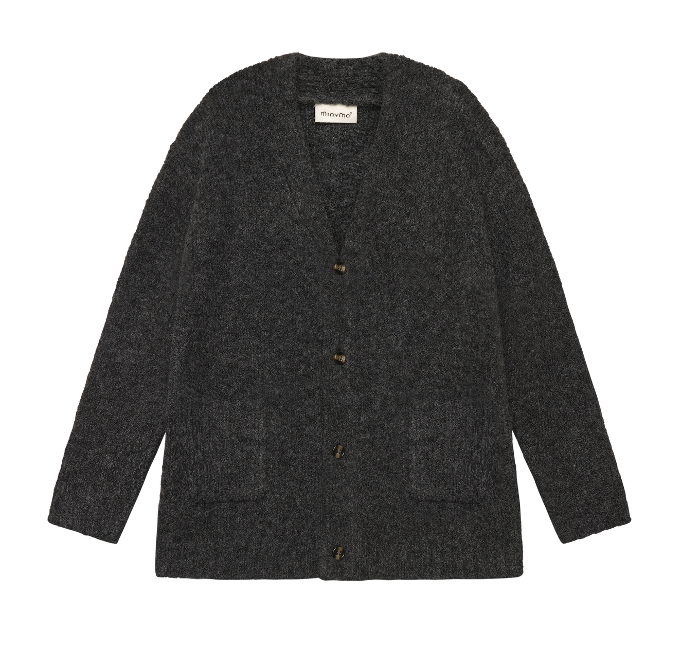 Knit Cardigan | Iron | Minymo