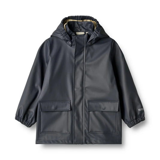 Rainwear Ollo Jacket | Ink | Wheat Kids