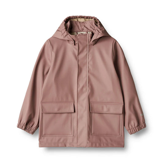 Rainwear Ollo Jacket | Dusty Lilac | Wheat Kids