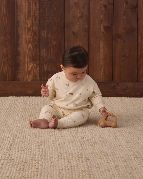 Relaxed Fleece Sweat Set | Holiday Drive | Quincy Mae