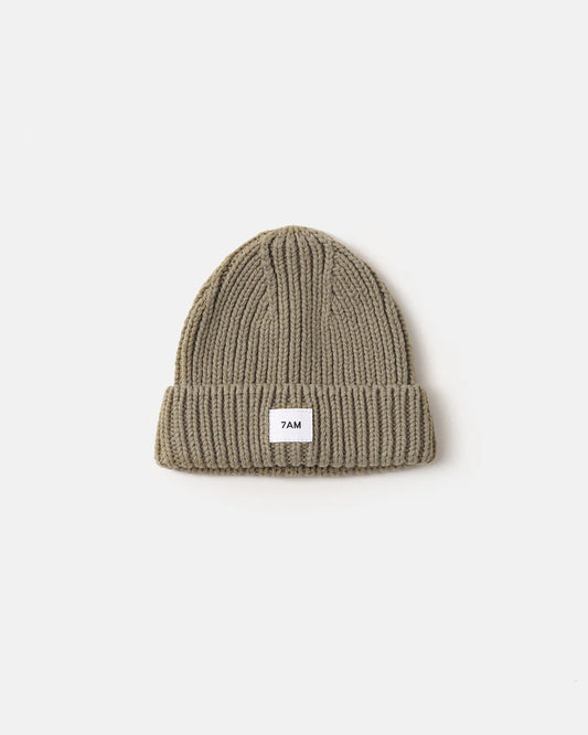 Chunky Beanie | Olive | 7am