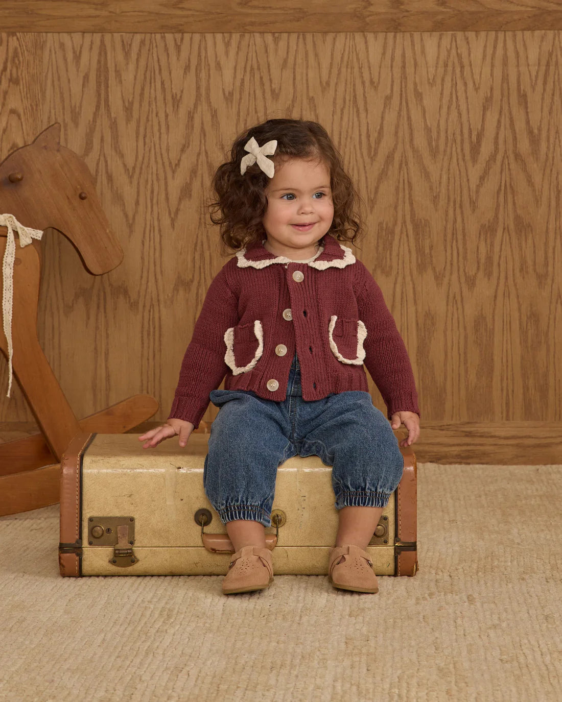 Bow Clips, Set of 2 | Natural | Rylee & Cru