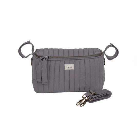 Universal Stroller Caddy Organizer | Charcoal Gray | 3 Sprouts