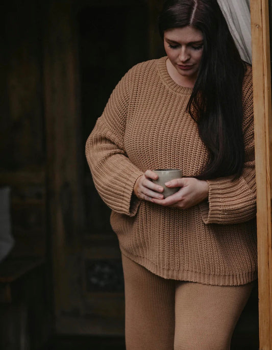 The Chunky Sweater | Caramel