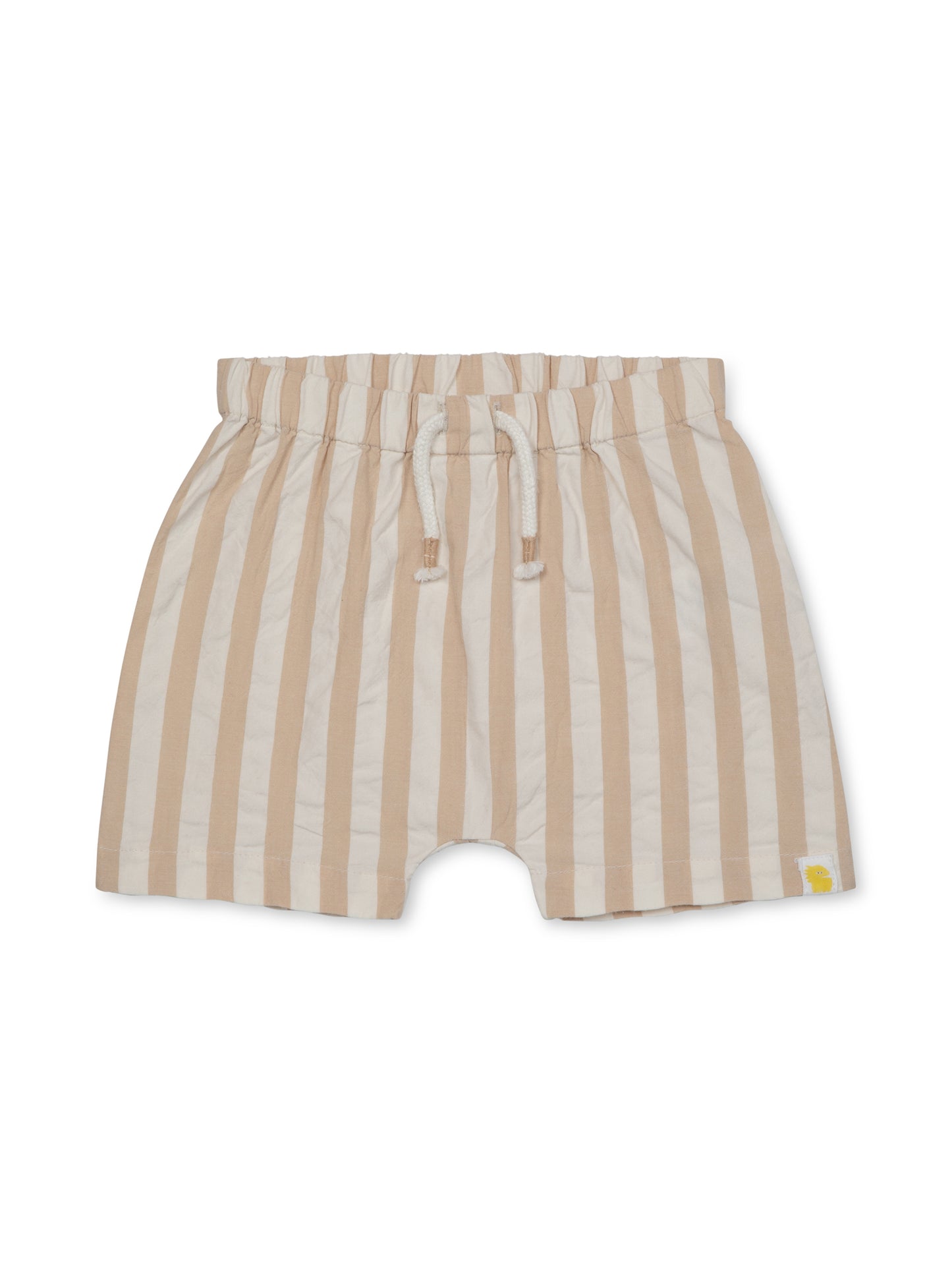 Woven Shirt Placket Set | Tan Stripe | Rise Little Earthlings