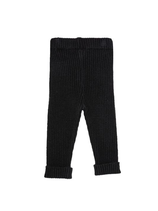 Sweater Leggings | Rise Little Earthling | Black
