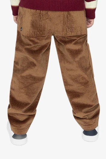 Stretch Corduroy Pants with Cargo Pockets | Brown Sugar | Deux Par Deux