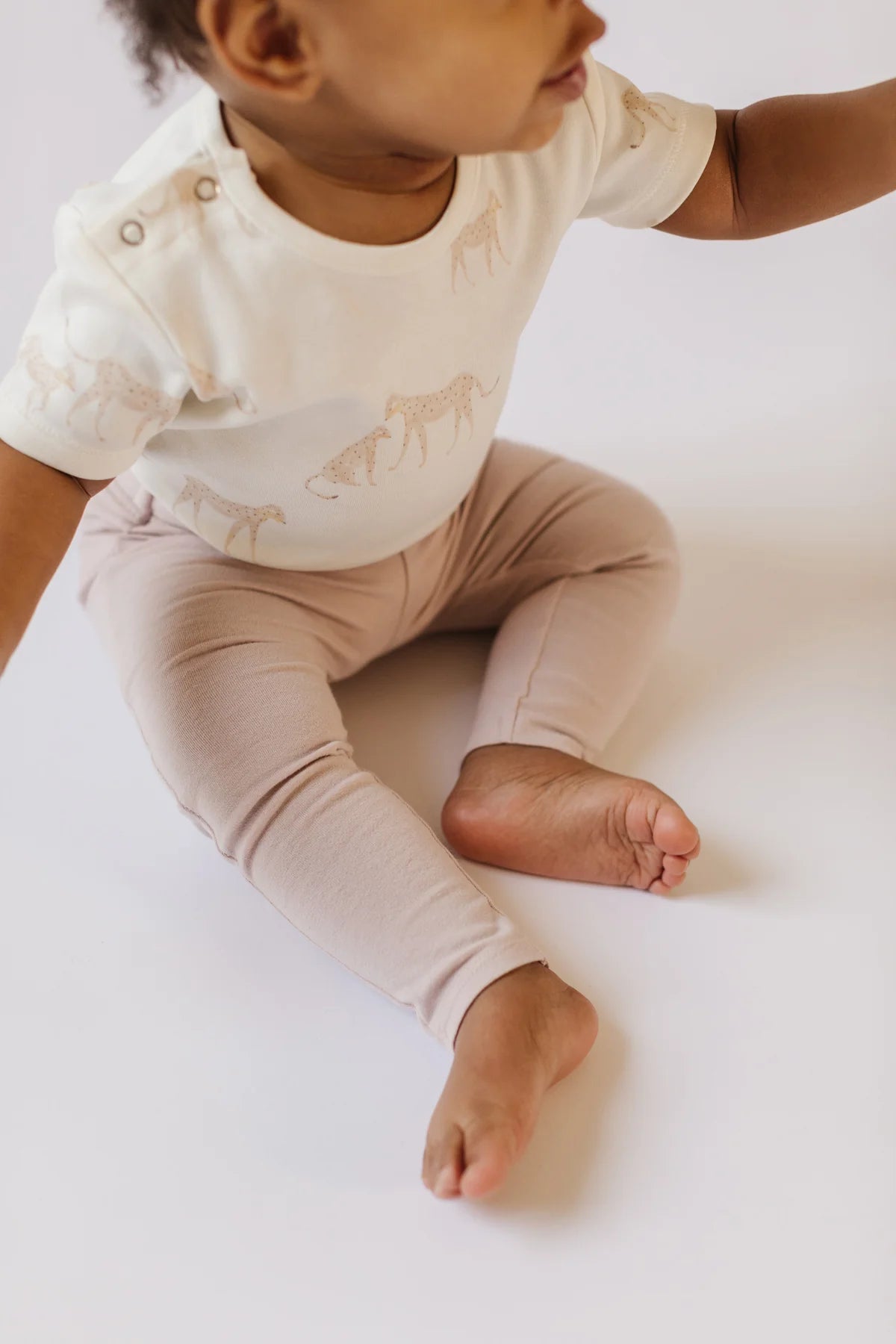 Essential Legging | Pehr | Pale Pink