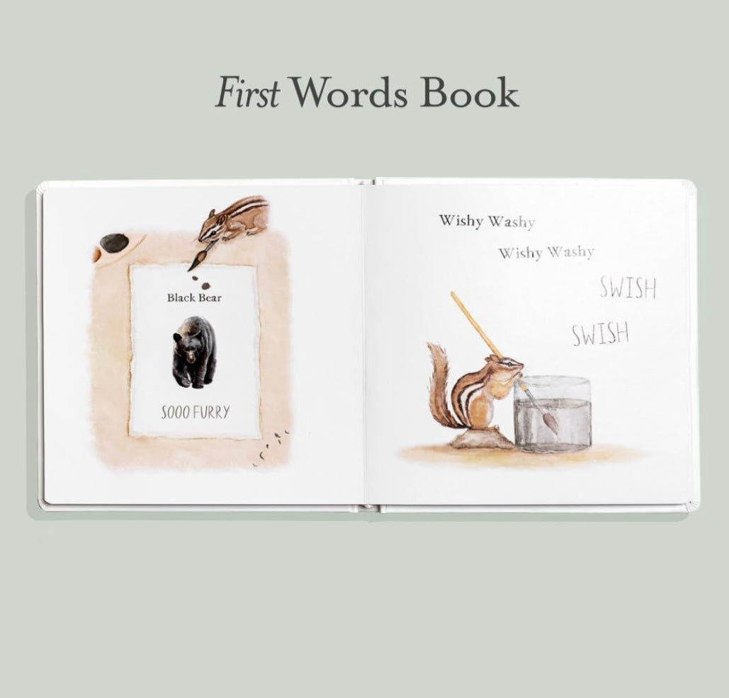 Wishy Washy: A Board Book of First Words and Colors for Growing Minds