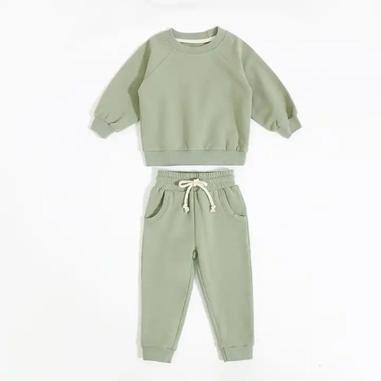 Sweat Suit Set - Mint Green