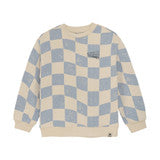 Oversized Sweater Check Print | Daily7