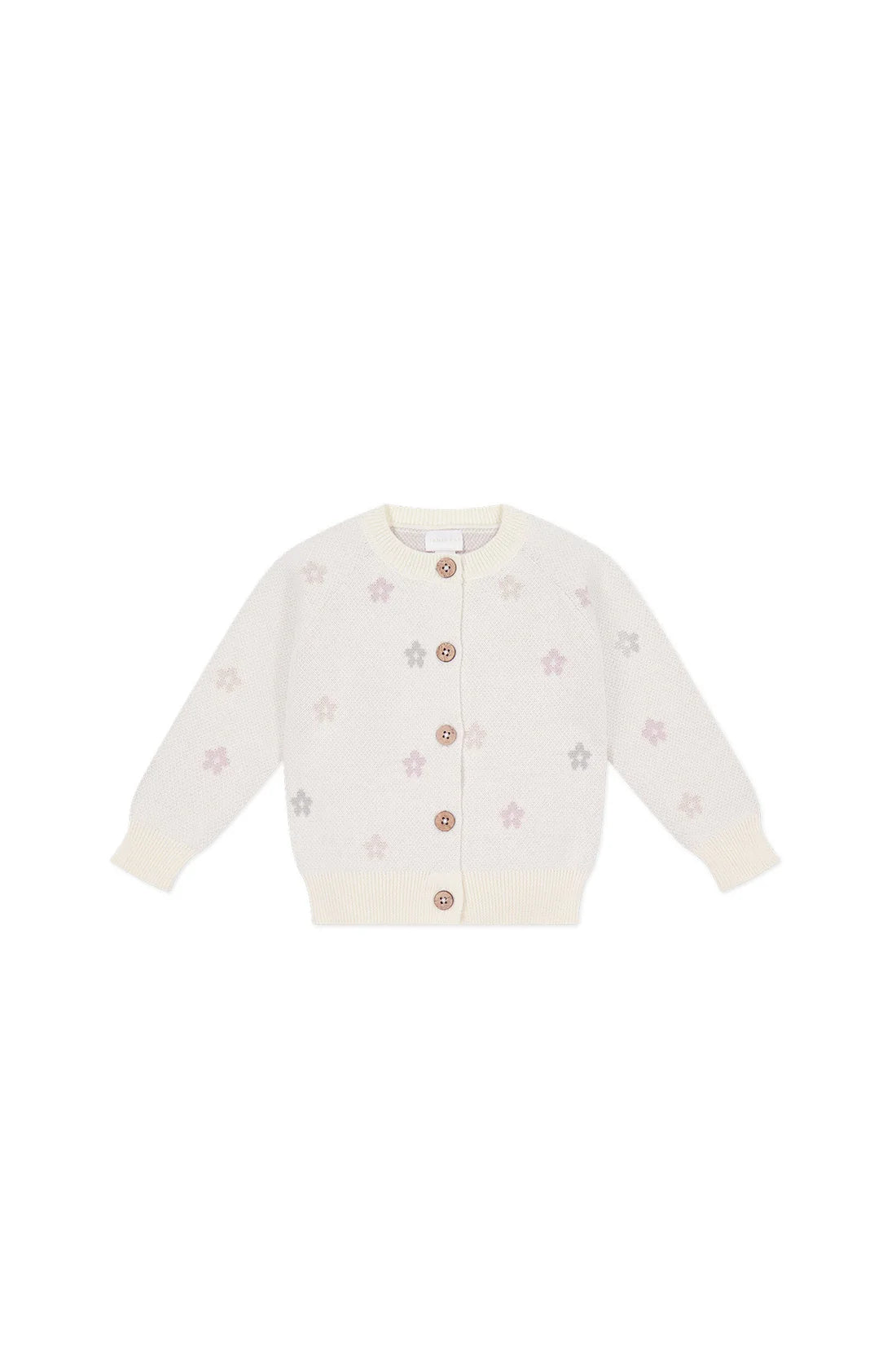 Harper Cardigan | Fifi Egret Jacquard | Jamie Kay