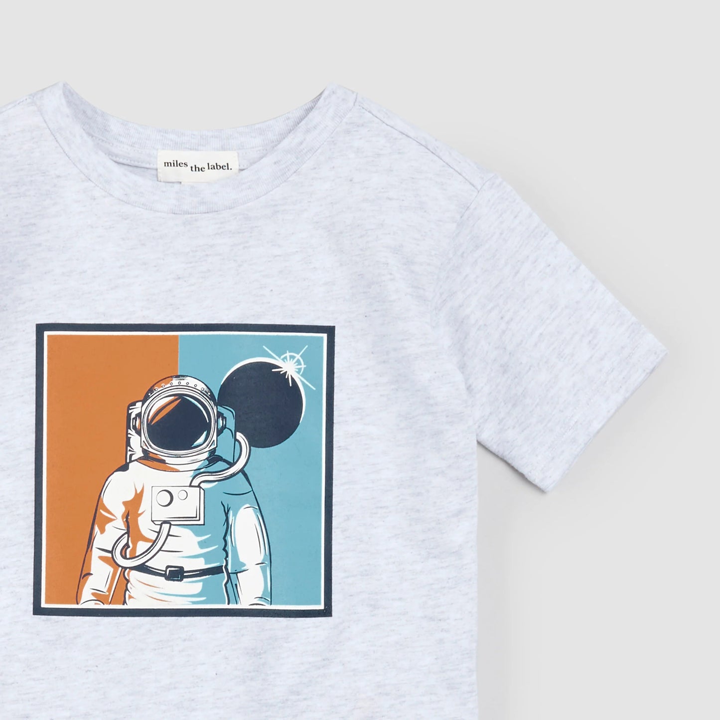 Astronaut Heather Grey T-Shirt | Miles The Label
