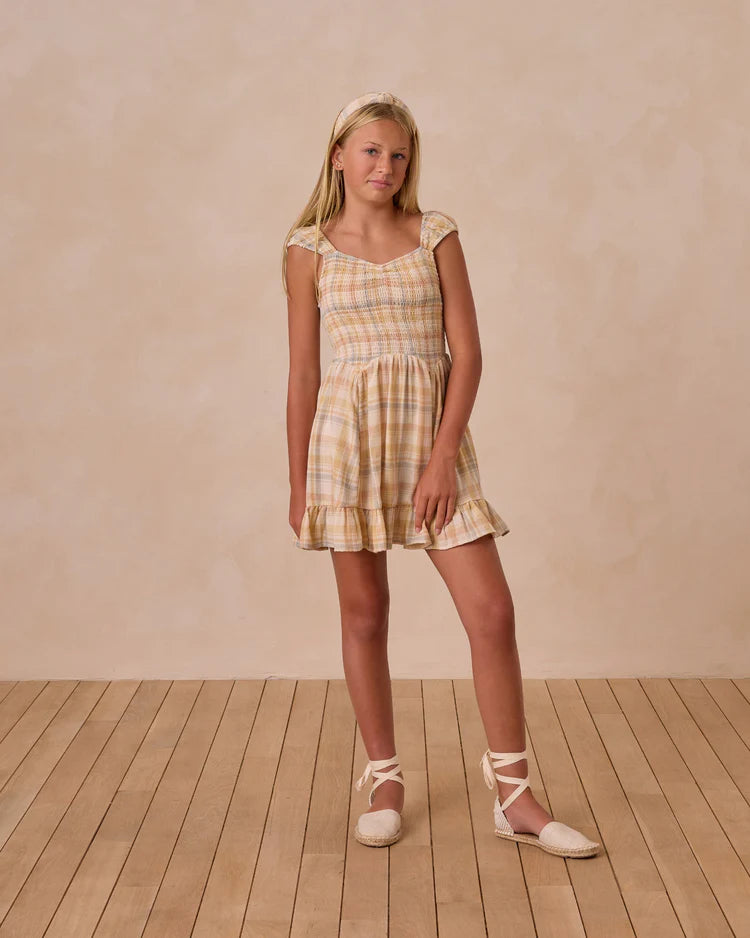 Kalina Dress | Pastel Plaid | Rylee & Cru