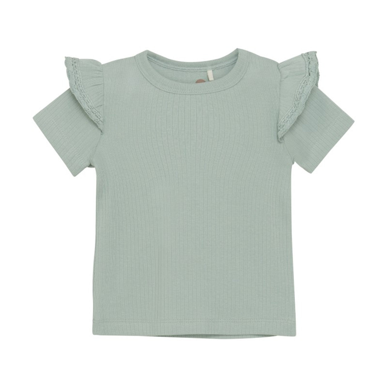 Infant Girl T-shirt SS Rib | Jadeite | En Fant