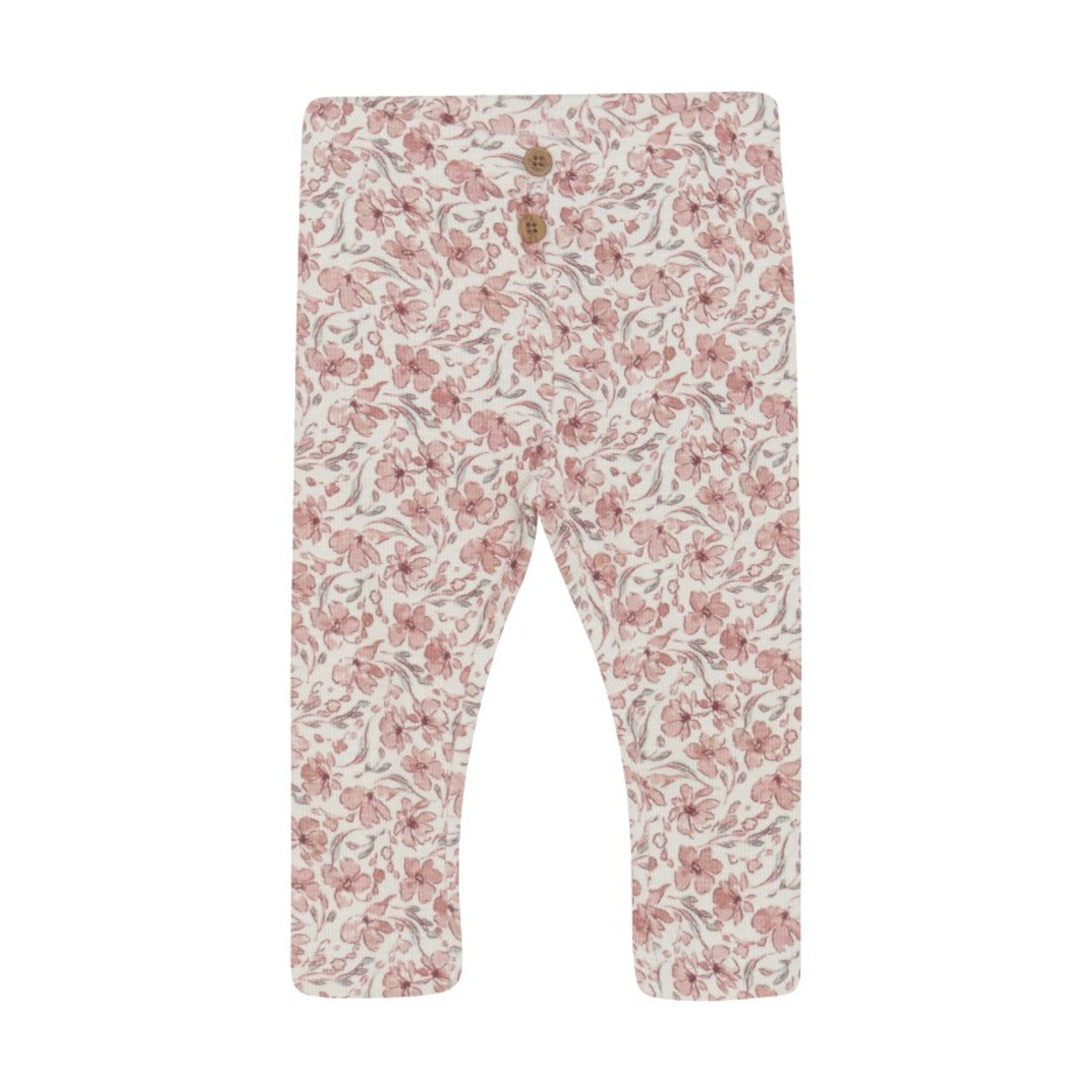 Infant Girl Leggings Rib | Eggnog | En Fant