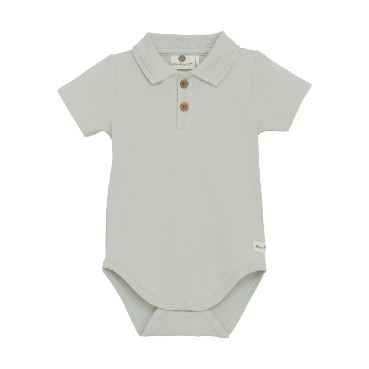 Infant Boy Body SS Polo | Mercury | En Fant